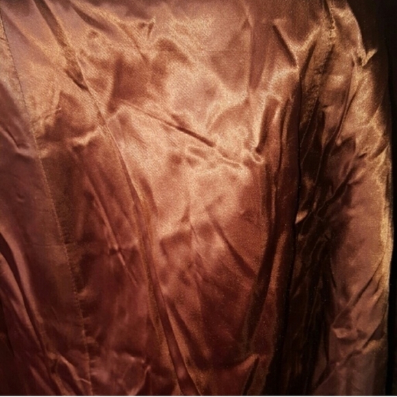 Vintage  tweedy double breasted wool Trench L- 1X NWT - Picture 6 of 16